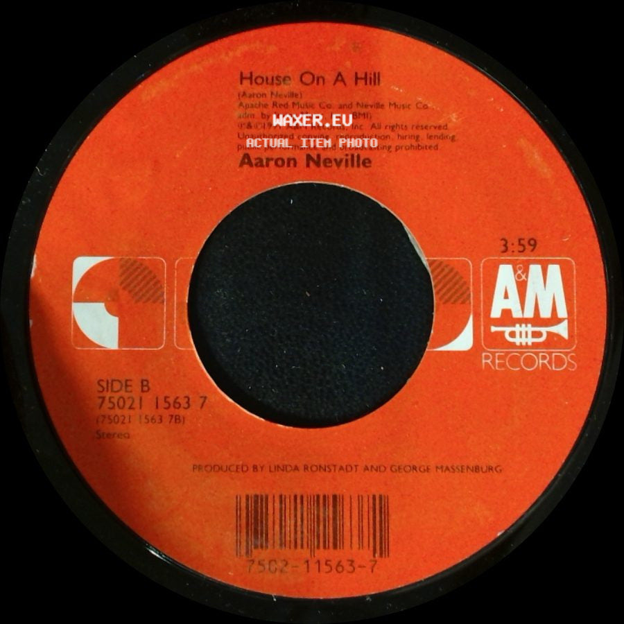 Aaron Neville - Everybody Plays The Fool / House On A Hill side B