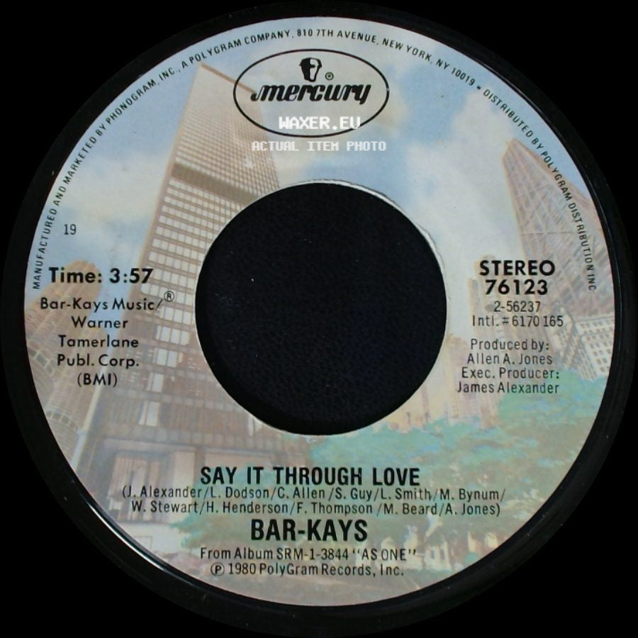 Bar-Kays - Hit And Run / Say It Through Love side B