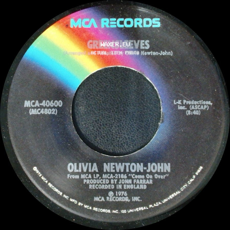 Olivia Newton-John - Greensleeves / Don't Stop Believin' side A
