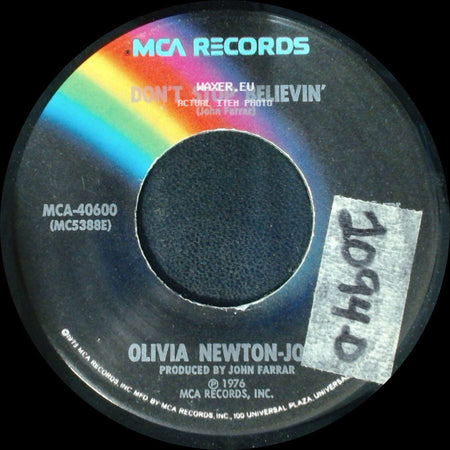 Olivia Newton-John - Greensleeves / Don't Stop Believin' side B