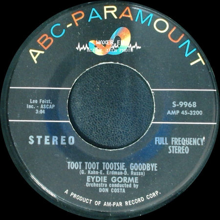 Eydie Gorme - Toot Toot Tootsie, Goodbye / Who's Sorry Now side A