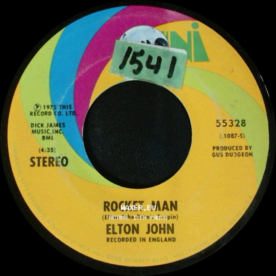 Elton John - Rocket Man / Suzie (Dramas) side A
