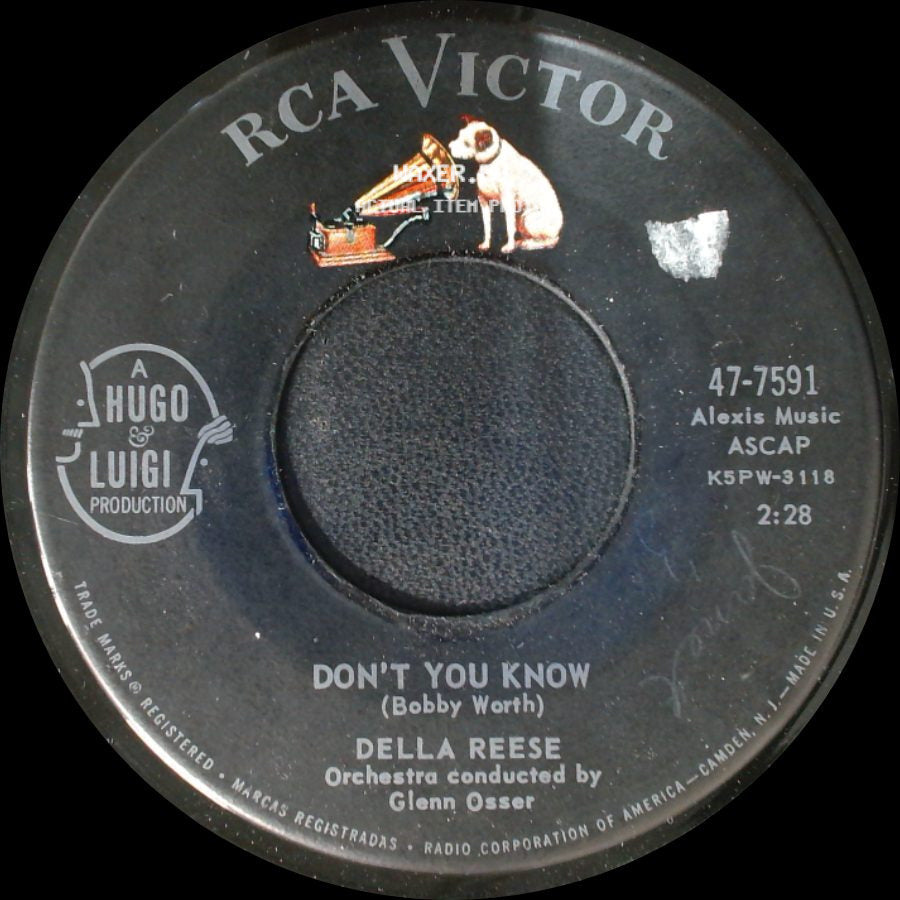 Della Reese - Don't You Know / Soldier, Won't You Marry Me? side A
