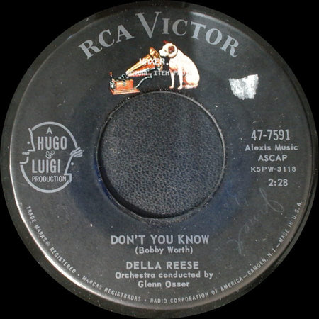 Della Reese - Don't You Know / Soldier, Won't You Marry Me? side A