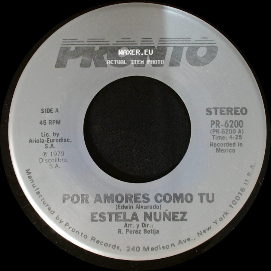 Estela Nuñez - Por Amores Como Tu / Algo Muere A Diario side A