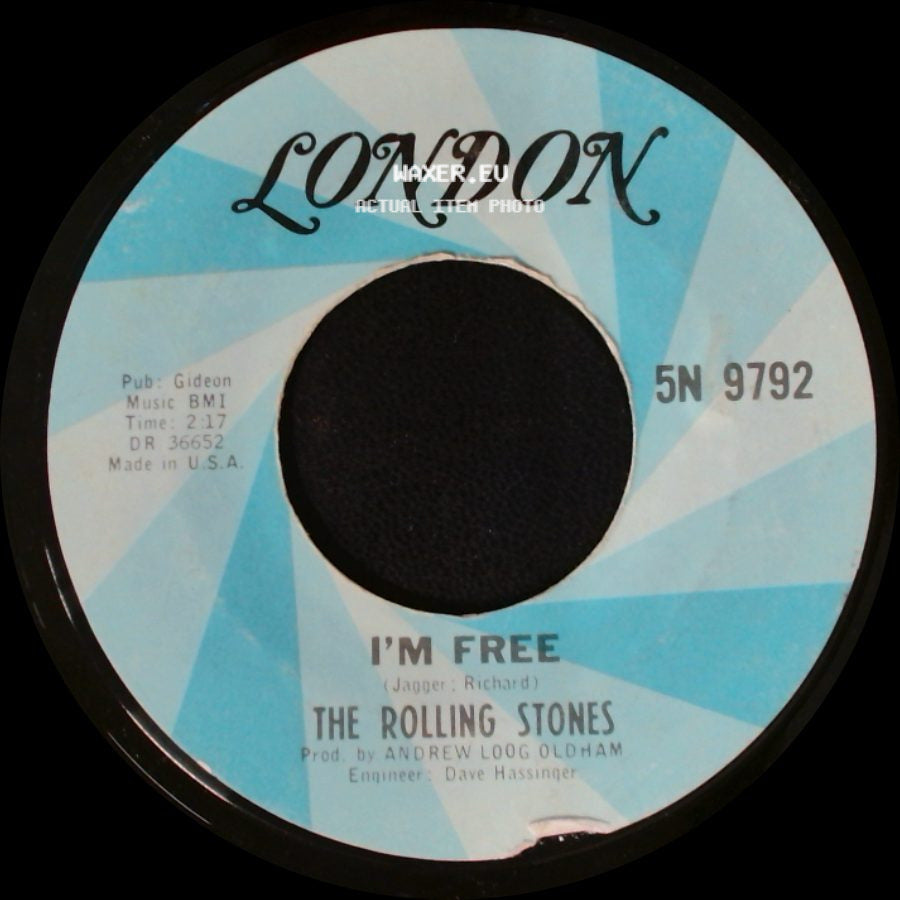 The Rolling Stones - Get Off Of My Cloud / I'm Free side B