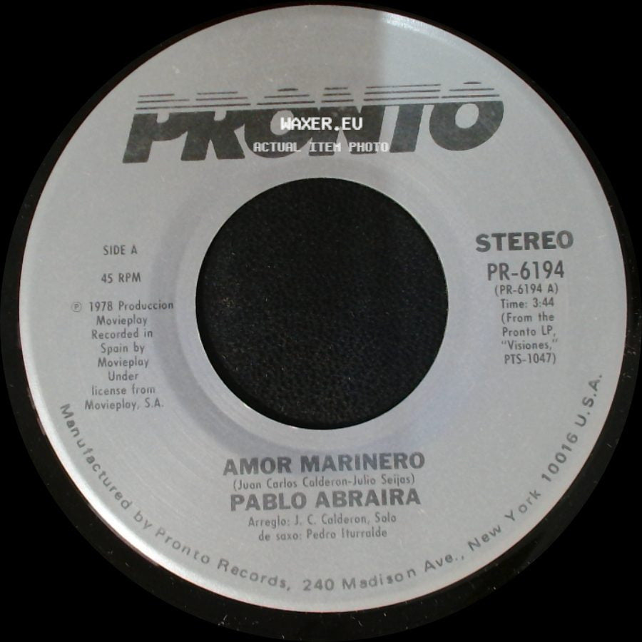 Pablo Abraira - Amor Marinero / Encadenado side A