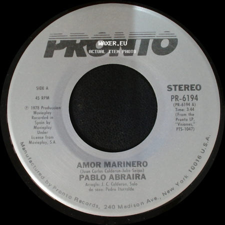 Pablo Abraira - Amor Marinero / Encadenado side A