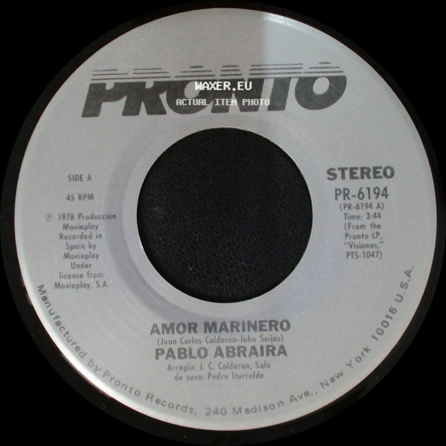 Pablo Abraira - Amor Marinero / Encadenado side A