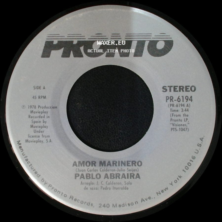 Pablo Abraira - Amor Marinero / Encadenado side A