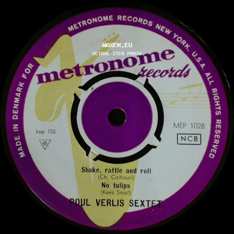 Poul Verlis Sextet - Shake, Rattle And Roll / No Tulips / Mambo Inn / Five O'clock Whistle side A
