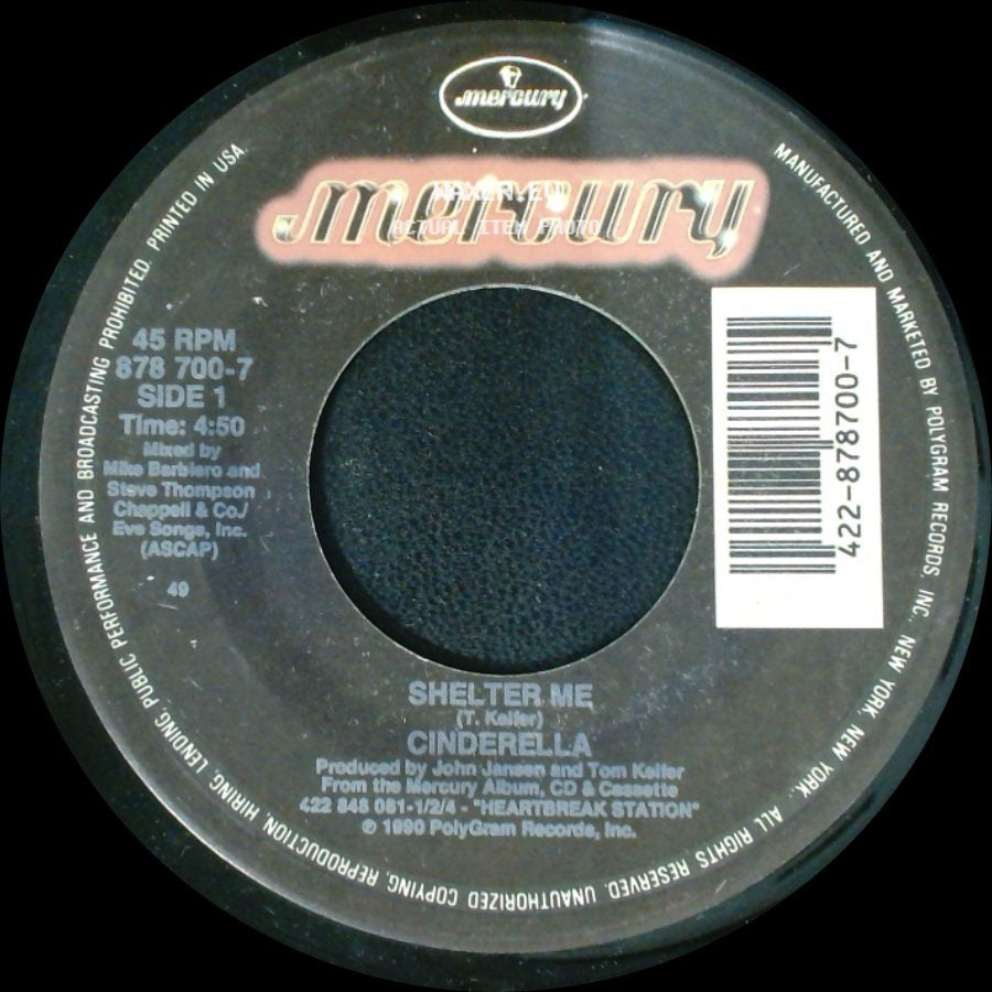 Cinderella - Shelter Me / Electric Love side A