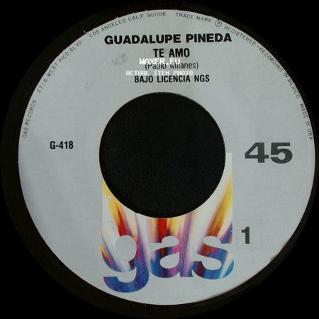 Guadalupe Pineda - Contigo En La Distancia / Te Amo side B