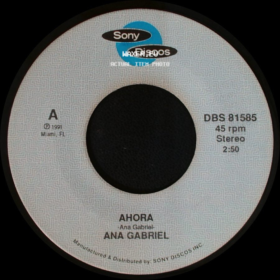 Ana Gabriel - Ahora / Ahora side A