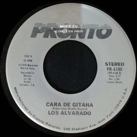 Los Alvarado - No Sabes Nada Del Amor / Cara De Gitana side B
