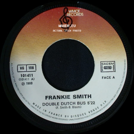 Frankie Smith - Double Dutch 4'37 / Double Dutch Bus side B