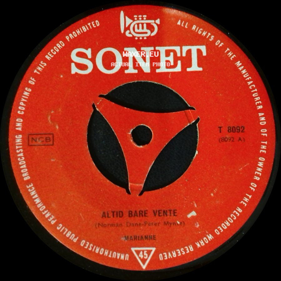 Marianne - Kom Hjem Lille Far / Altid Bare Vente side B