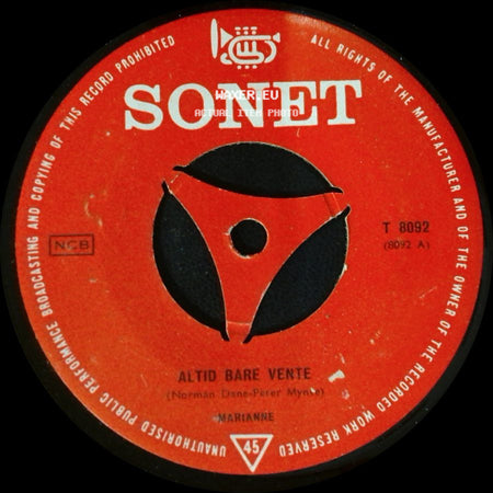 Marianne - Kom Hjem Lille Far / Altid Bare Vente side B