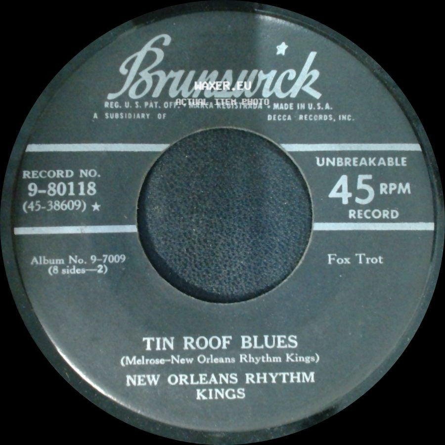 New Orleans Rhythm Kings - San Antonio Shout / Tin Roof Blues side B