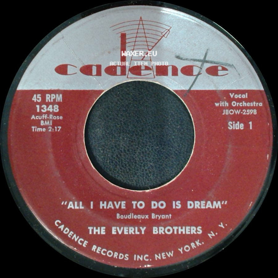 The Everly Brothers - All I Have To Do Is Dream / Claudette side A