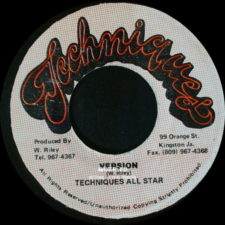 Techniques All Star / Lady G & The Techniques - Version / Samfi Lover side A
