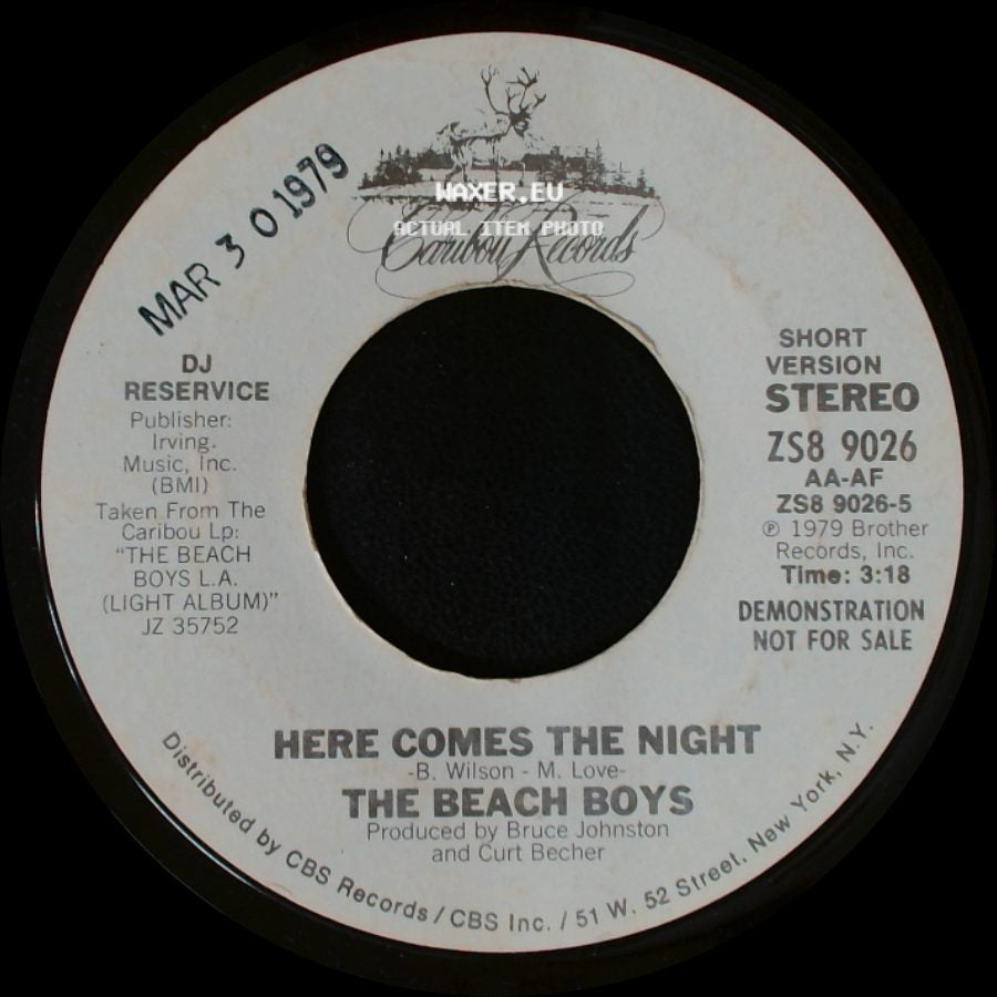 The Beach Boys - Here Comes The Night / Here Comes The Night side A