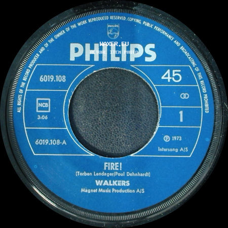 Walkers - Fire! / All Right All Night side A