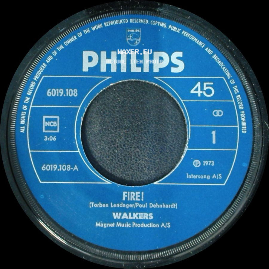 Walkers - Fire! / All Right All Night side A