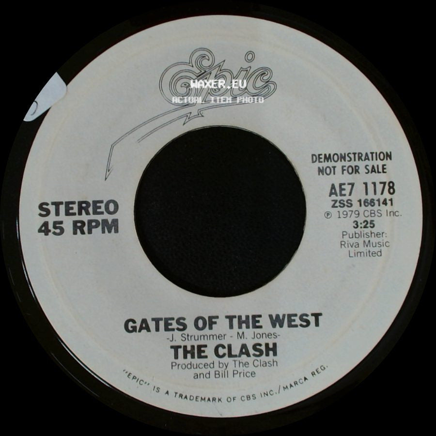 The Clash - Gates Of The West / Groovy Times side A