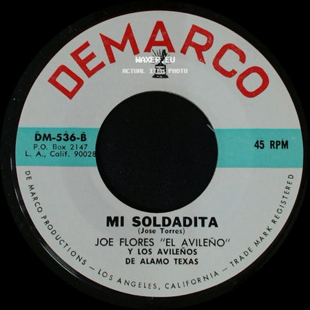 Joe Flores "El Avileño" Y Los Avileños - Mi Soldadita / El Ultimo Puño De Tierra side A