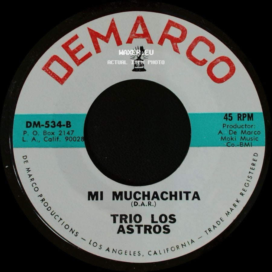Trio Los Astros - Mi Dicha / Mi Muchachita side B