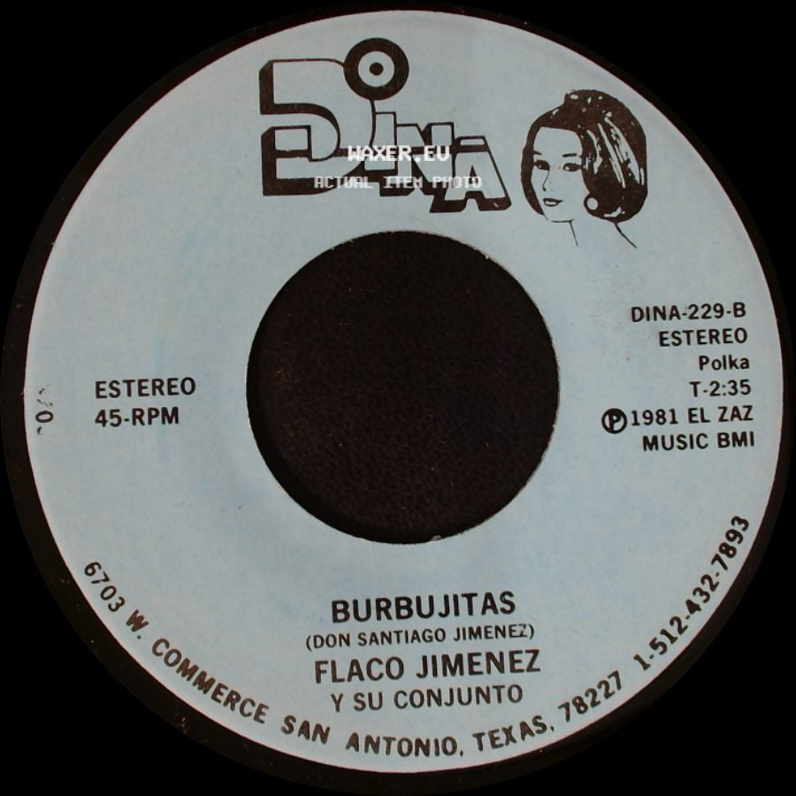 Flaco Jimenez Y Su Conjunto - Mis Movidas / Burbujitas side B