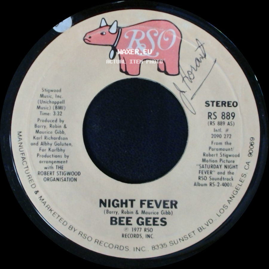 Bee Gees - Down The Road / Night Fever side B