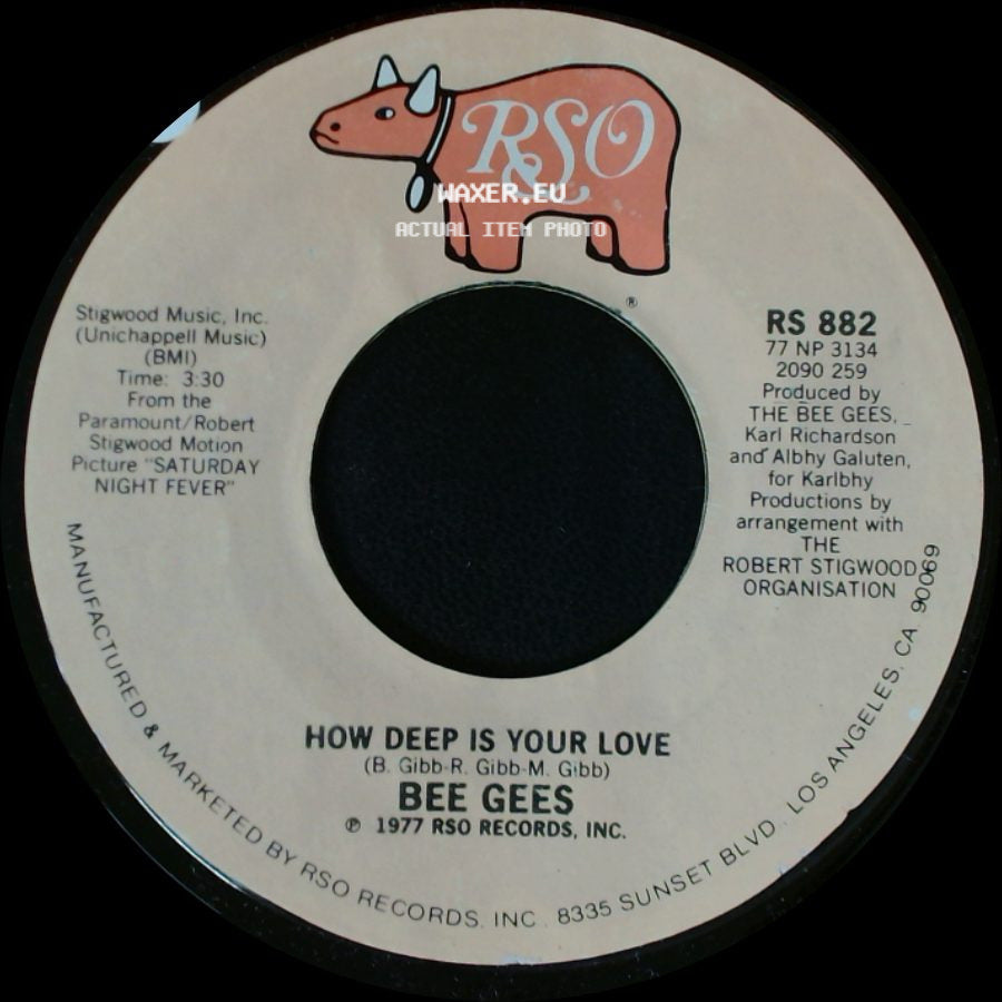 Bee Gees - Can't Keep A Good Man Down / How Deep Is Your Love side B