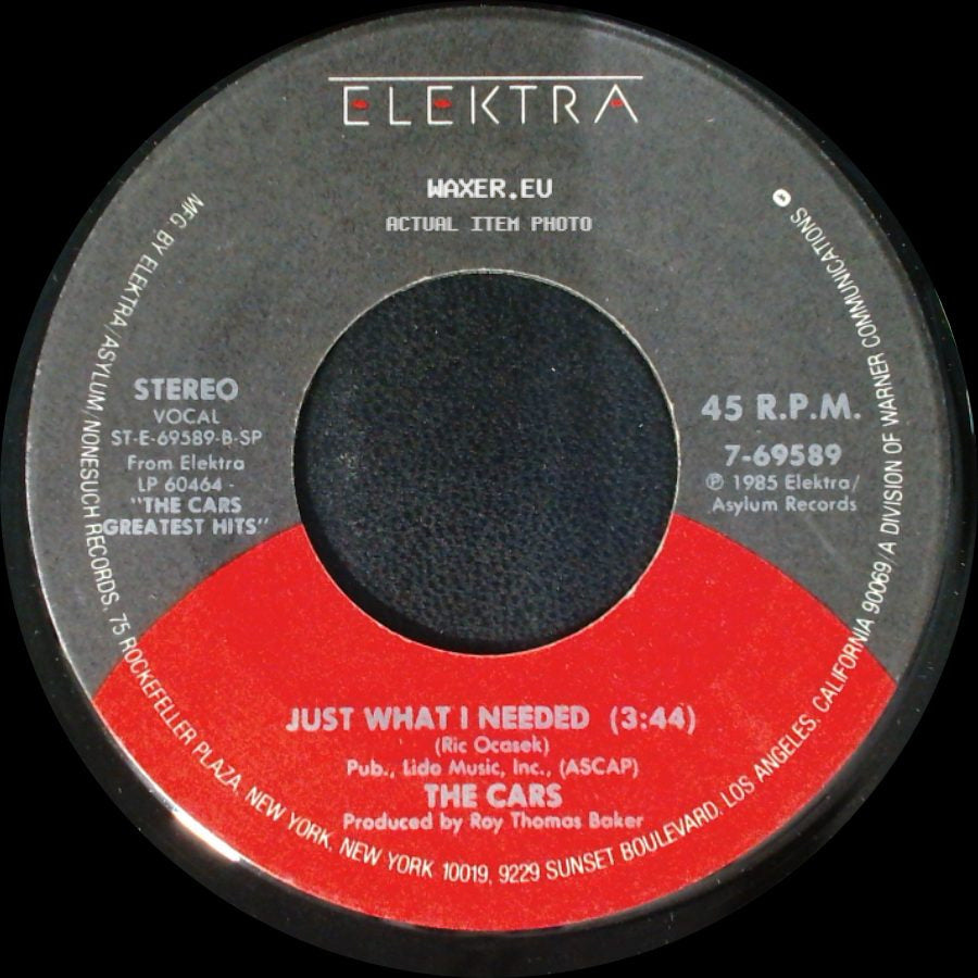 The Cars - Just What I Needed / Tonight She Comes side A