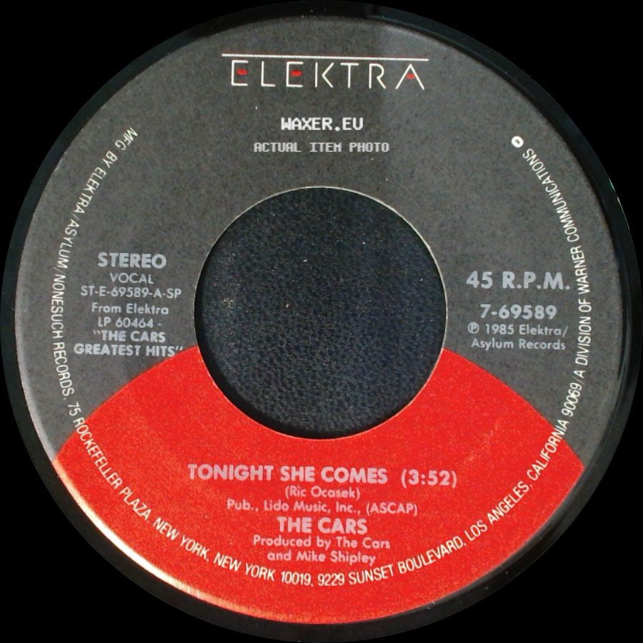 The Cars - Just What I Needed / Tonight She Comes side B