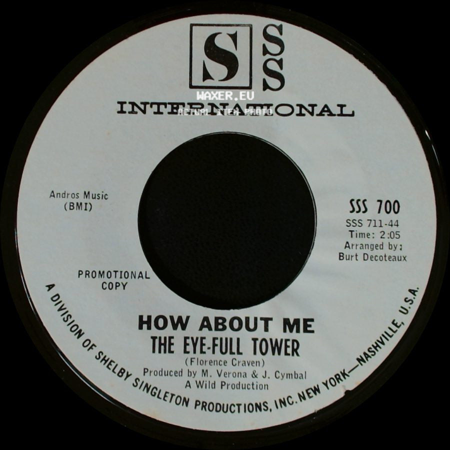 The Eye-Full Tower / Carol Cartoon - How About Me / The Eye-Full Tower side A