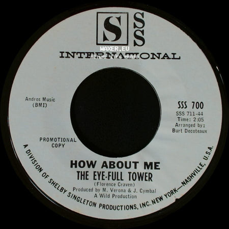 The Eye-Full Tower / Carol Cartoon - How About Me / The Eye-Full Tower side A