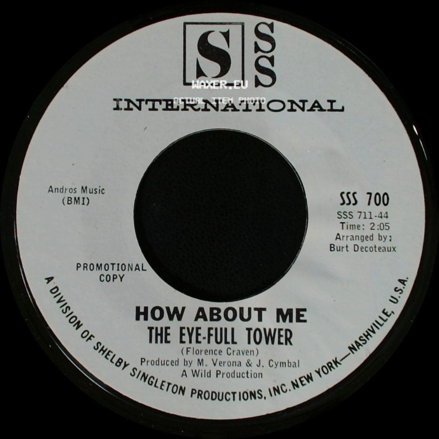 The Eye-Full Tower / Carol Cartoon - How About Me / The Eye-Full Tower side A