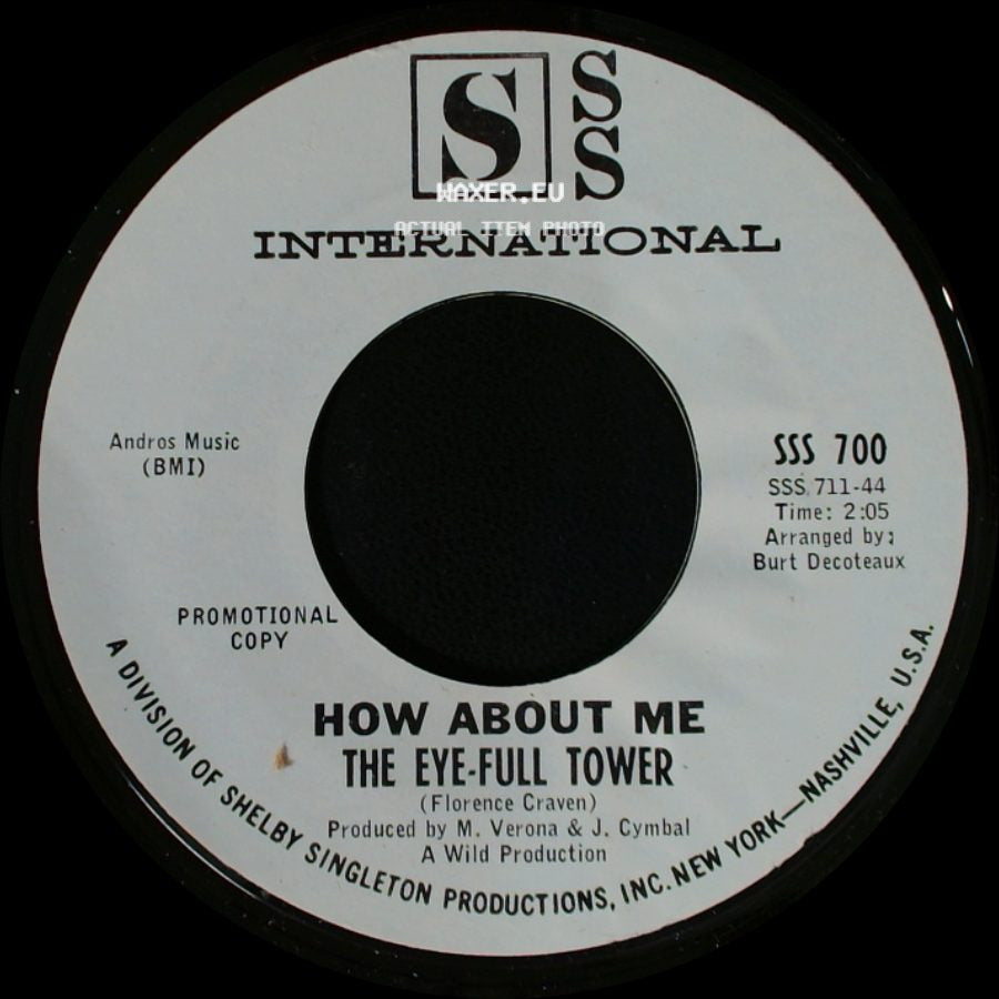 The Eye-Full Tower - How About Me / Carol Cartoon side A