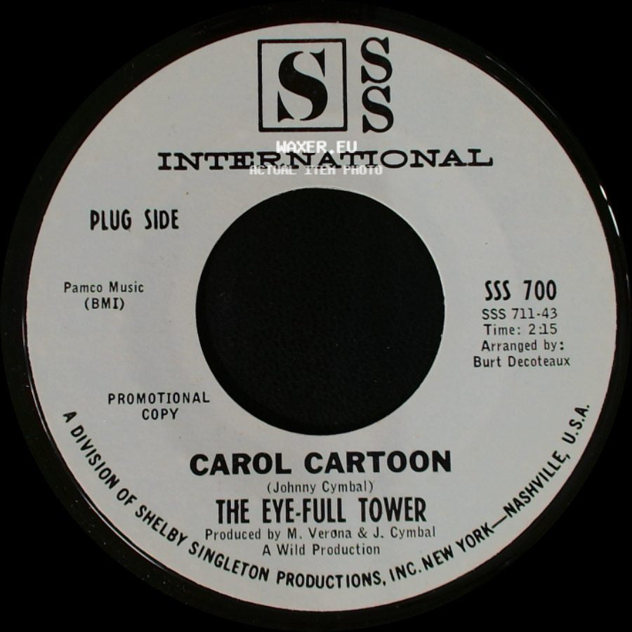 The Eye-Full Tower - How About Me / Carol Cartoon side B