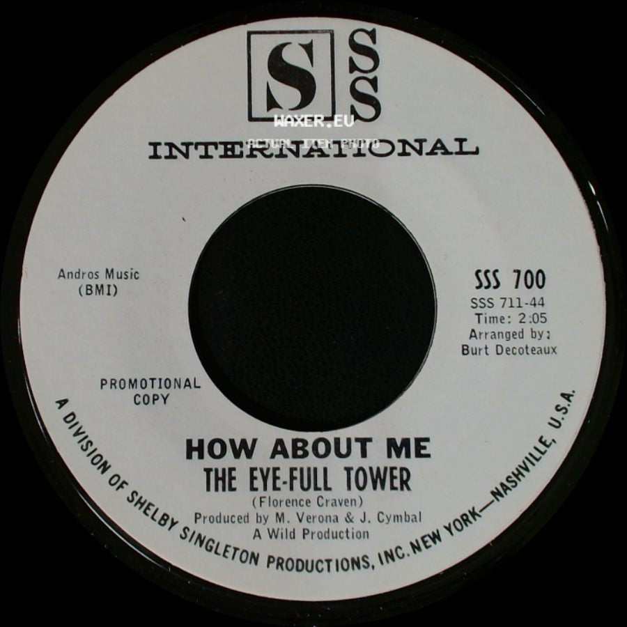 The Eye-Full Tower / Carol Cartoon - How About Me / The Eye-Full Tower side A