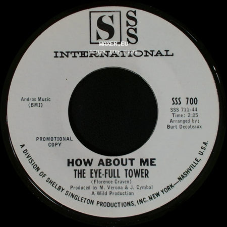 The Eye-Full Tower / Carol Cartoon - How About Me / The Eye-Full Tower side A