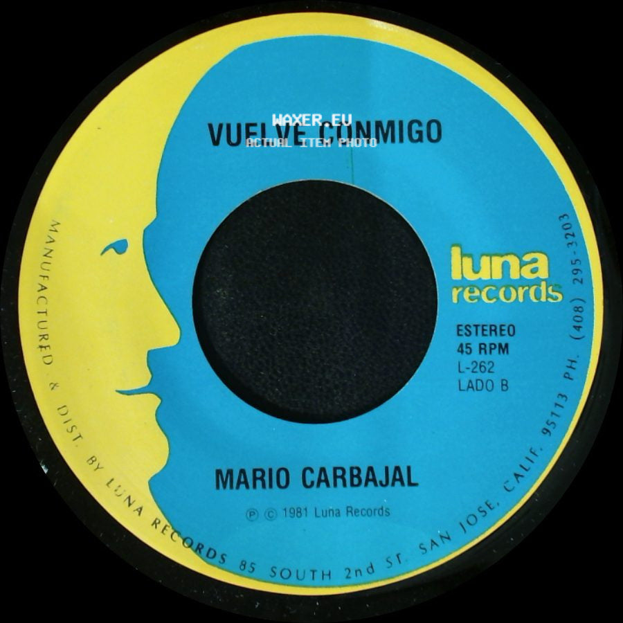 Mario Carbajal - Eres Tu / Vuelve Conmigo side B