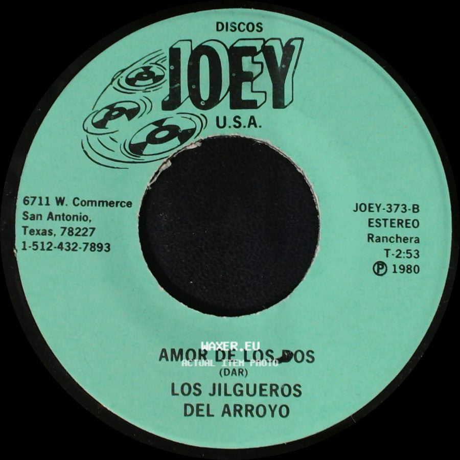 Los Jilgueros Del Arroyo - Amor De Los Dos / La Enredadera (3-Vueltas) side A