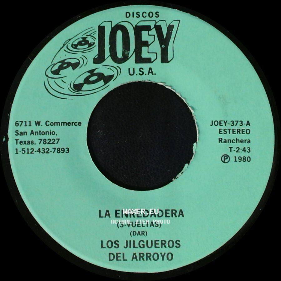 Los Jilgueros Del Arroyo - Amor De Los Dos / La Enredadera (3-Vueltas) side B