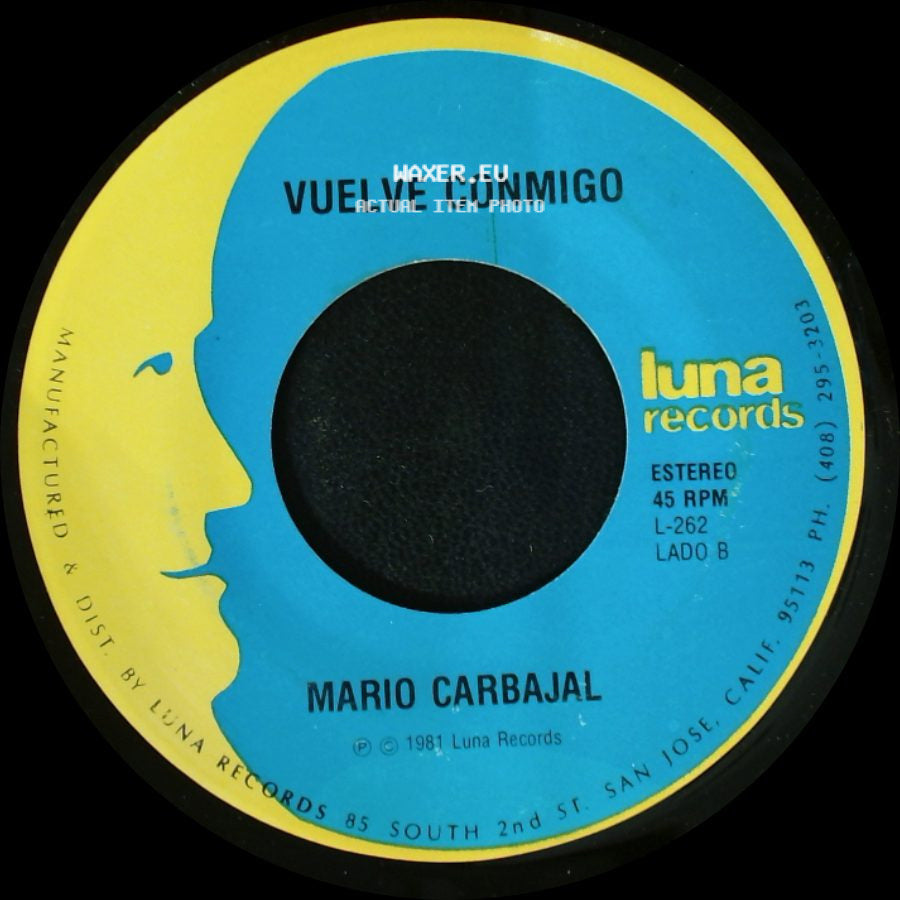 Mario Carbajal - Eres Tu / Vuelve Conmigo side B