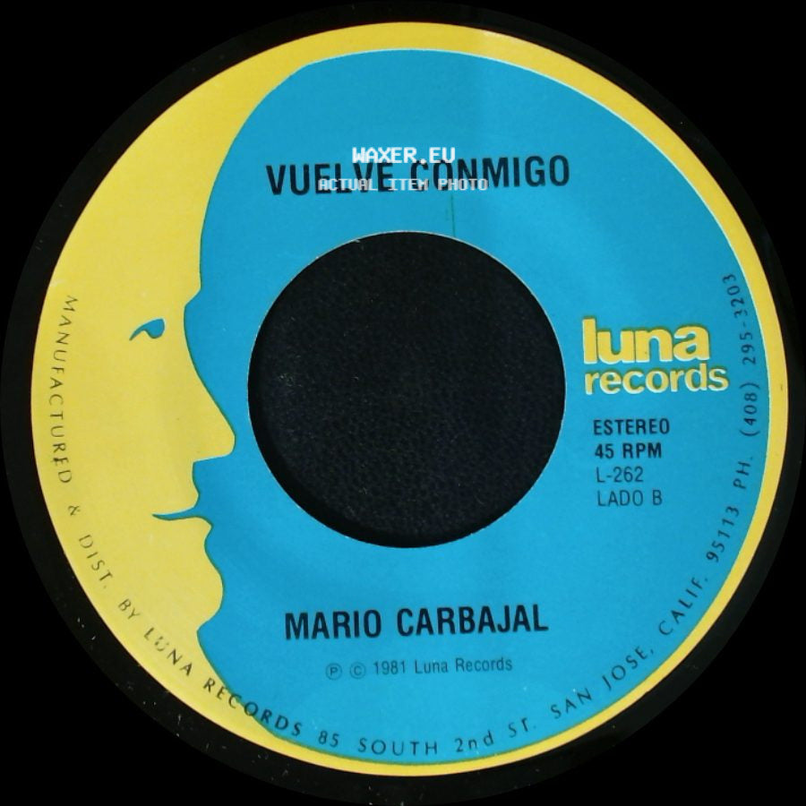 Mario Carbajal - Eres Tu / Vuelve Conmigo side B
