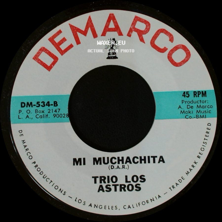 Trio Los Astros - Mi Dicha / Mi Muchachita side B
