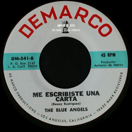 The Blue Angels - Como Te Extraño Mi Amor / Me Escribiste Una Carta side B